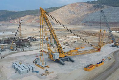 Akkuyu Nükleer’de dev vinç kuruldu