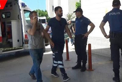 Fırlayan odun parçası gözüne isabet etti