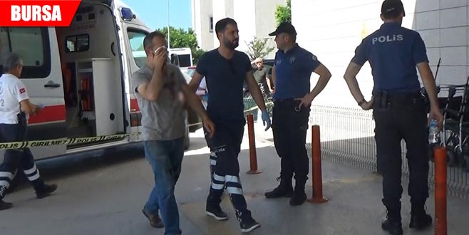 Fırlayan odun parçası gözüne isabet etti