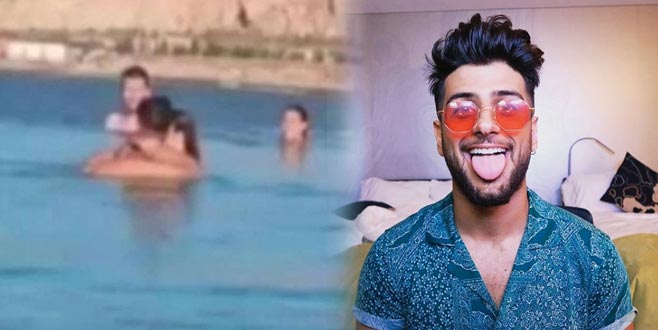 Reynmen sevgilisiyle denizde yakalandı! Survivor güzelinin kardeşi çıktı Reynmen sevgilisiyle denizde yakalandı! Survivor güzelinin kardeşi çıktı