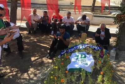 Bursaspor taraftarları Erzurum’da kurban kesti 