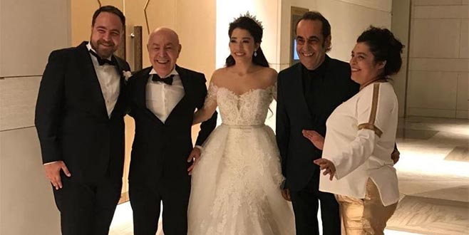 Mazhar Alanson oğlunu evlendirdi