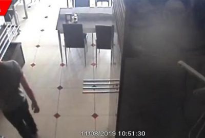 Uyuyakalan iş yeri sahibi uyandığında hayatının şokunu yaşadı