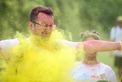 Bin kişiyle ‘renkli koşu festivali’