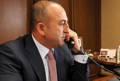 Bakan Çavuşoğlu’ndan telefon diplomasisi
