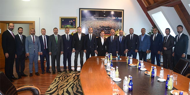 MHP’den Bursaspor’a üst düzey ziyaret