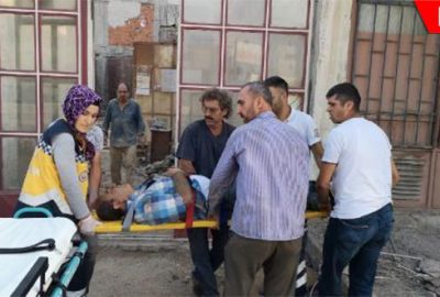 Bina yıkımında 4 metreden düşen işçi, ağır yaralı
