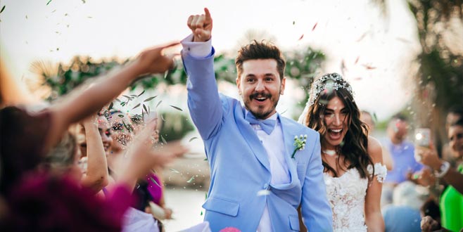 Çeşme’de evlendiler