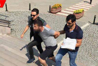 Yakalanınca bayılma numarası yaptı