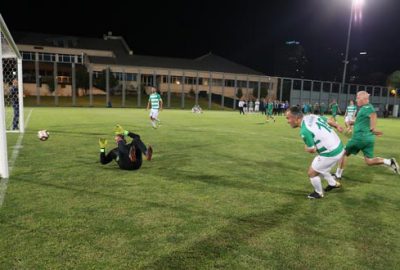 Aktaş’tan dostluk maçında ‘hat trick’