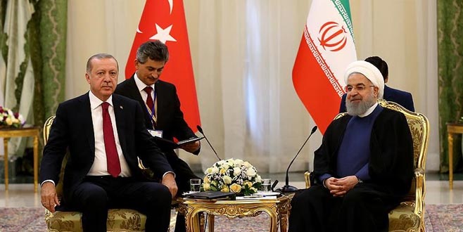 Üçlü zirve öncesi Ruhani ile ikili görüşme