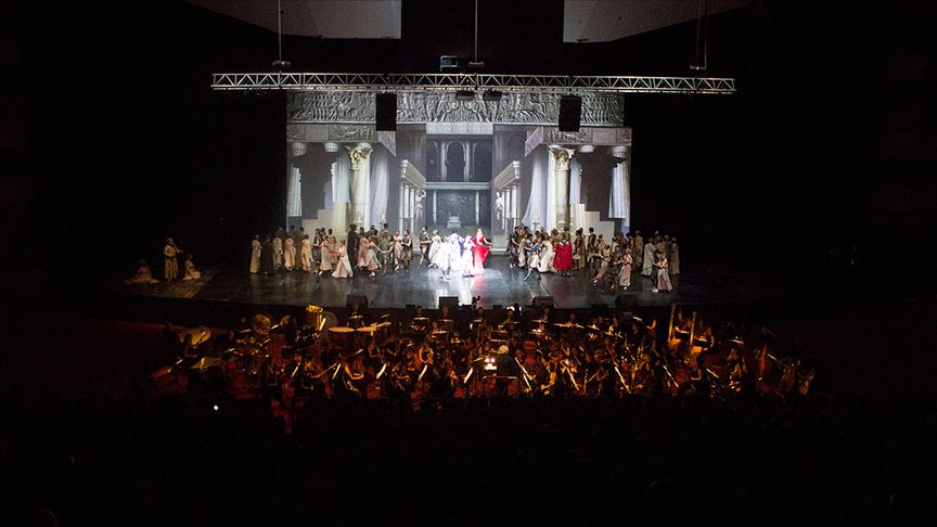 Uluslararası Aspendos Opera ve Bale Festivali’nde Troya rüzgarı esti