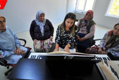 Köylü kadınların ‘piyano’ heyecanı