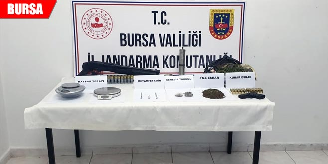 Gemlik’te uyuşturucu operasyonu