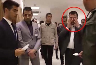 Neslican’ın ailesine ziyaret eden İmamoğlu, gözyaşlarına hakim olamadı