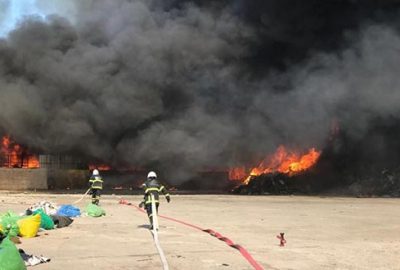Kırıkkale’de fabrika yangını