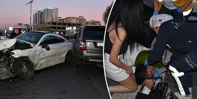 Makas atan alkollü sürücü dehşeti