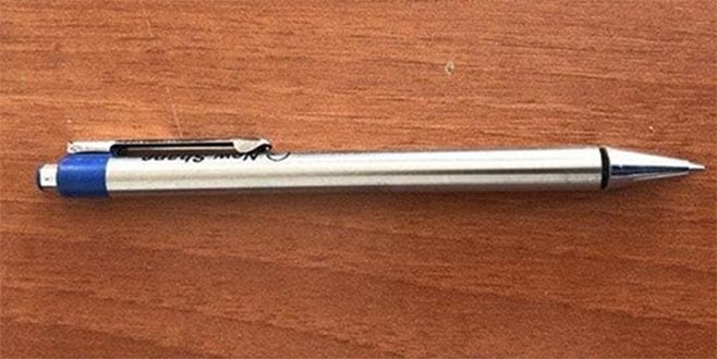 Kalem şeklinde 8 kimyasal fünye ele geçirildi