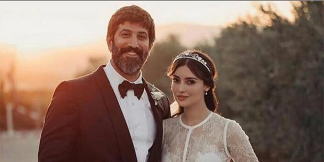 Güzel oyuncu evlendi