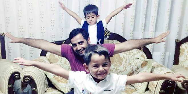 Feci kazada ölen baba ile 3 oğluna son görev