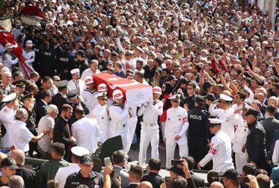 Şehit askerlere veda