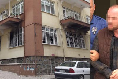Ayrı yaşadığı eşinin kaldığı evi ateşe verdi