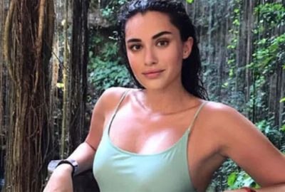 Hande Doğandemir’in bacakları sosyal medyanın diline düştü