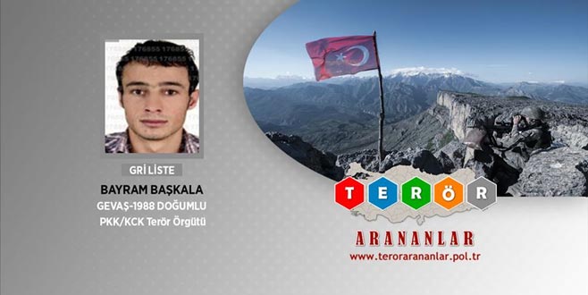 Gri listedeki terörist etkisiz hale getirildi