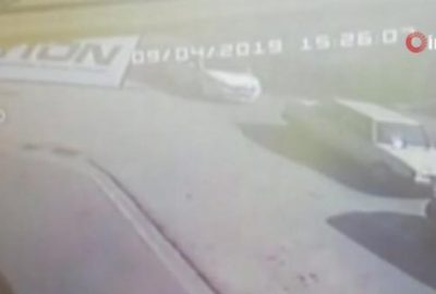 Korkunç kaza kamerada