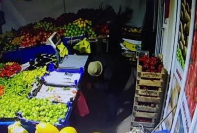 Muz hırsızı böyle görüntülendi! Üst üste 3 gece…