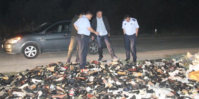 İşten dönerken yol kenarında buldu! 200 çift…