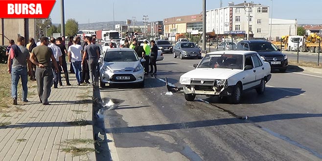 Yola dökülen yağ zincirleme kazaya sebep oldu