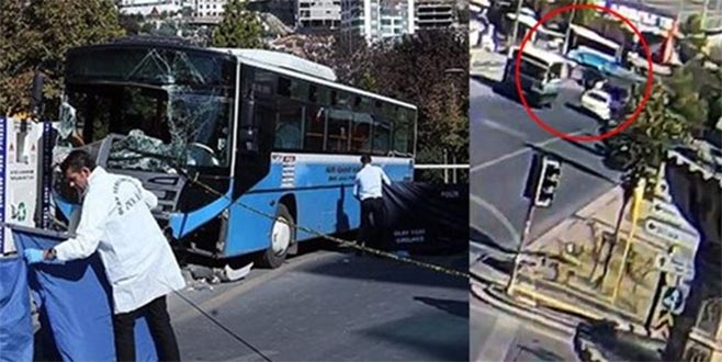 Mamak’ta yayalara çarpan otobüs şoförü tutuklandı