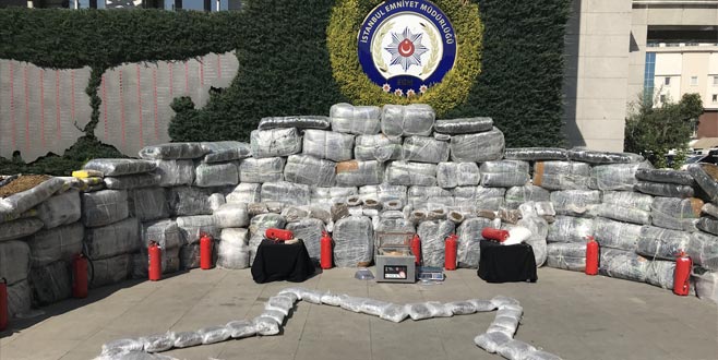 Yangın tüplerinin içine gizlemişler! 1 ton 800 kilo…