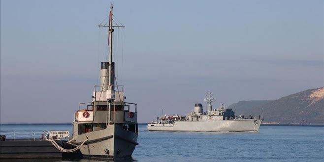 NATO gemileri Çanakkale’de