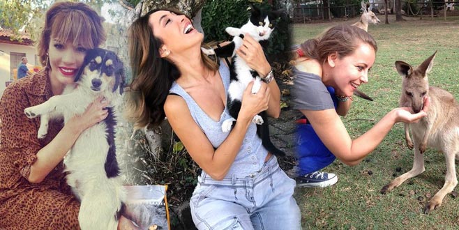 4 Ekim Dünya Hayvanları Koruma Günü’nde ünlüler ve sevimli dostları