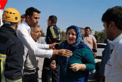 Yaralı oğlunu gören anne, gözyaşlarına boğuldu