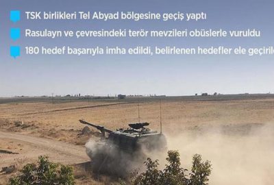 Mehmetçik Fırat’ın doğusunda! Barış Pınarı Harekatı’nda 2. gün