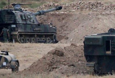 Harekatta dün gece Tel Abyad’daki hedefler obüs atışlarıyla vuruldu