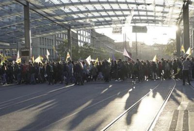 YPG/PKK yandaşları İsviçre’de polisle çatıştı