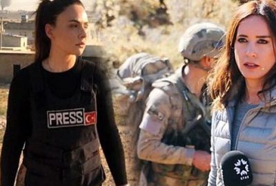 Harekat bölgesindeki pozuyla gündem olan Buket’i Nazlı Çelik’le vurdular