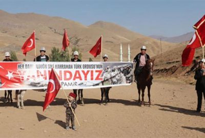 Kırgız Türklerinden Barış Pınarı Harekatı’na destek