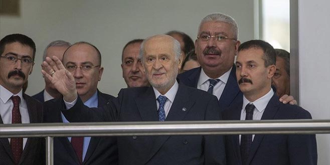 Bahçeli, MHP Genel Merkezi’nde