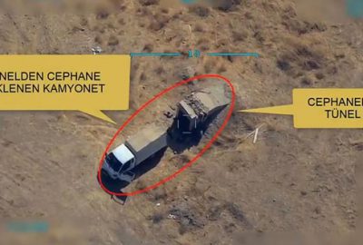 Bakanlık görüntüleri paylaştı! Böyle imha edildi