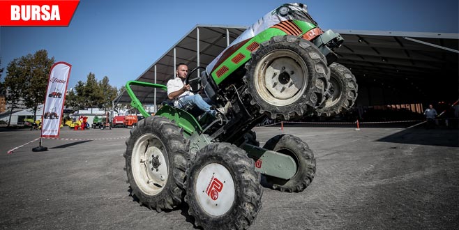 Traktörler ‘Makrobat’la eğimli arazide güvende