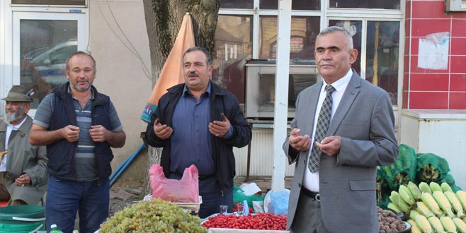 Keles Pazarı’nda bu sefer Barış Pınarı için dua edildi