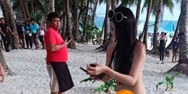 Turizm cennetinde skandal! Giydiği bikini yüzünden gözaltına alındı