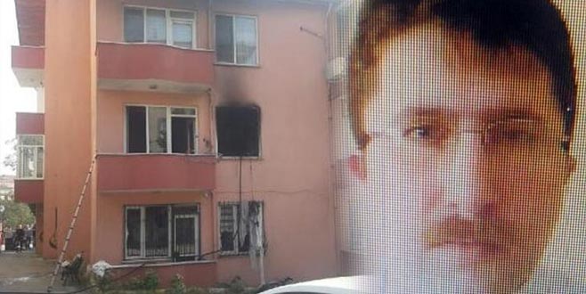 Evi ateşe verdikten sonra kızını öldürüp canına kıydı