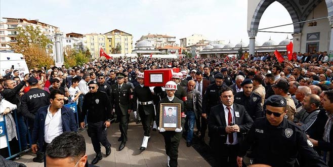 Şehitlerimizi uğurladık