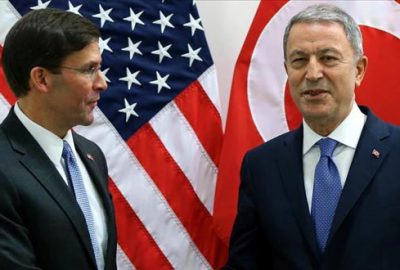 Milli Savunma Bakanı Hulusi Akar, Esper ile görüştü